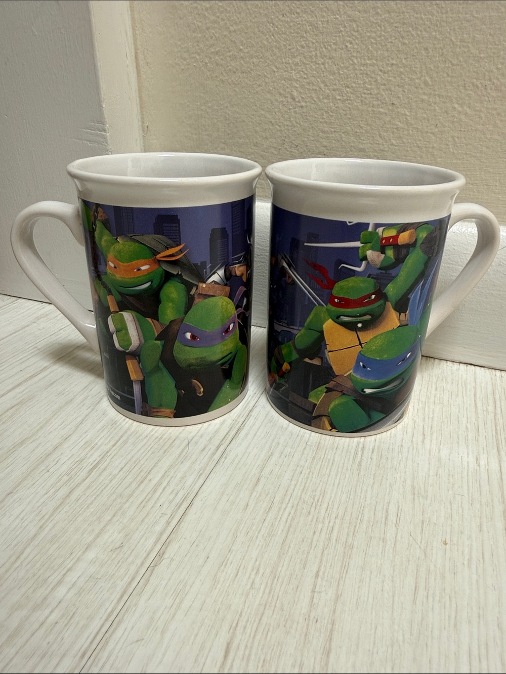 Teenage Mutant Ninja Turtles Green Ceramic Mug - Set of 2